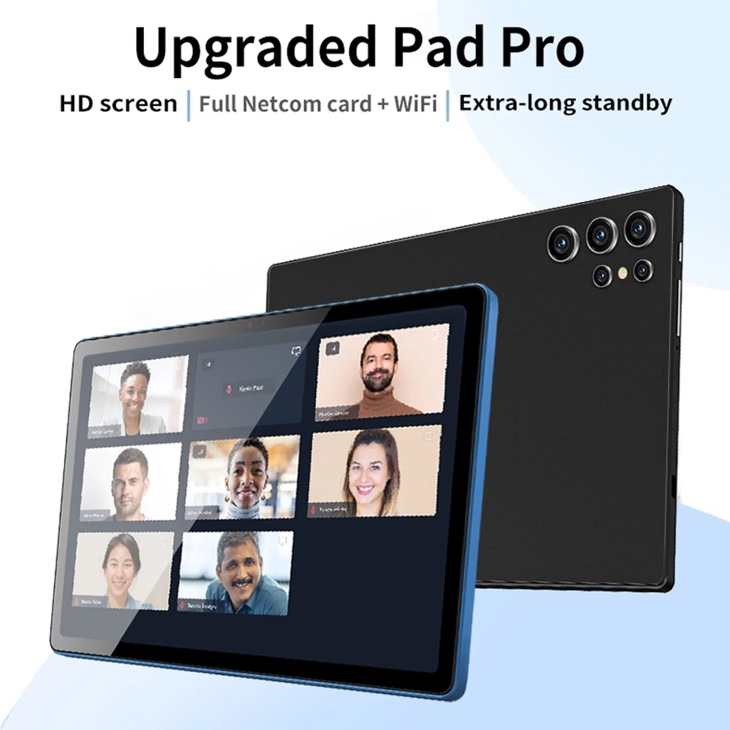 2025 New 10.1 Inch Octa Core Android Tablets 6GB RAM 128GB ROM 4G Dual SIM Network AI Speed-up Tablet Bluetooth WiFi 6000mAh
