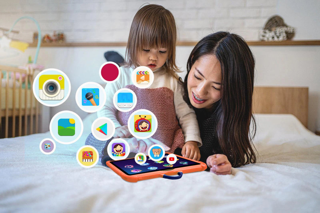 7 Inch Kids Tablet PC with Android 13 Quad Core 4GB RAM 64GB ROM Educational Learning Children's Favorite Cheap Simple Design